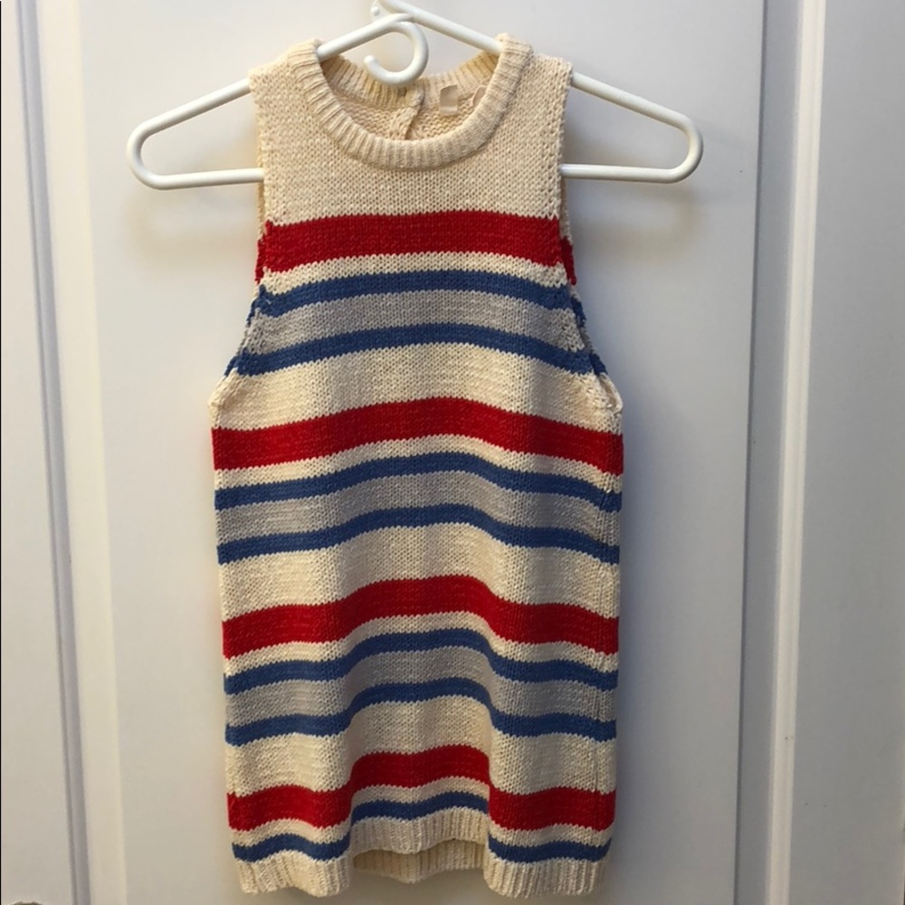 Moth high neck knit tank